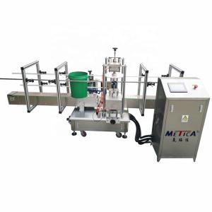 China 600BPH Paint Pail Round Container Labeling Machine 20mm wholesale