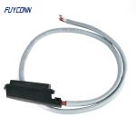 90 Degree AWG 24 / AWG 26 Cat3 Cat5 IDC Cable Assembly With IDC Connector