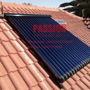 China 24 Tubes Heat Pipe Solar Heating Collector 240L Pressurized Solar Water Heater wholesale