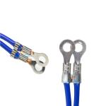 Blue PVC ESU Cable 2.3 Copper Tube To 3.2 Round Terminal Disposable Electrosurgi