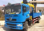 DFAC 4x2 8 Ton Truck Crane , Telescopic Boom Crane CS2018XX For Lorry