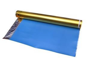 China IXPE Foam 3mm Laminate Underlay With Golden Film 30 Foaming Times Foam wholesale