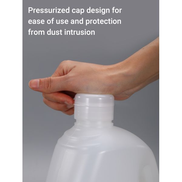 Patented Design Empty Plastic Cooking Oil Bottle with Oil-Backflow Lid Laundry Detergent Liquid Soap Packaging Jugs