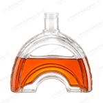 Customizable Logo Half Moon Shape Glass Bottle for Wine 100ml 200ml 375ml 500ml