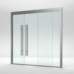 Folding Interior Office Glass Partition Wall Door Demountable Glass Walls