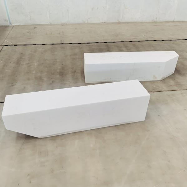 Excellent High Temperature Performance Fused Cast Corundum Refractory Brick for Glass Industry