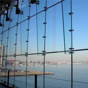 China 6061 6063 T5 T6 Point Supported Glass Curtain Wall Spider Glass Fitting Curtain Wall System wholesale