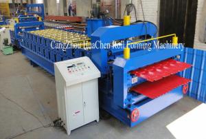 China Roof Tile Double Layer Roll Forming Machine Metal Wall , Color Steel Plate wholesale