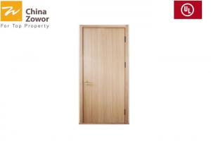 China BS Standard Red Color HPL Finish 45mm THK Fire Rated Interior Door For Hotel/ Infilling Perlite Board wholesale