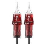 Red Tattoo Cartridge Needles for Permanent Makeup RL/RM/RS Single Use CE