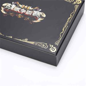 China protective Varnish Lift Off Lid Box , Flat Pack Collapsible Paper Box wholesale