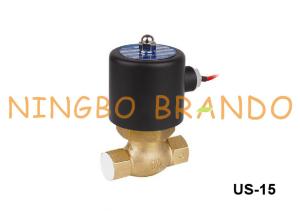 China 2L-15 US-15 Uni-D Type Brass Steam Solenoid Valve 1/2'' 24VDC 220VAC wholesale