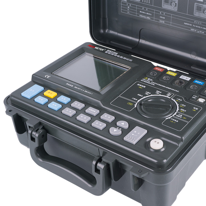 3 Pole / 4 Pole Earth Resistance Tester Confirm And Inspect The Grounding Engineering