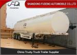 10000 Gallon Fuel Tanker Semi Trailer , 3 Cabins Gasoline Semi Truck