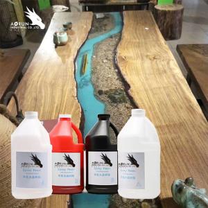 China Epoxy Resin Kit Coating Wood Art Work Gloss Epoxy Countertops DIY Table Top wholesale