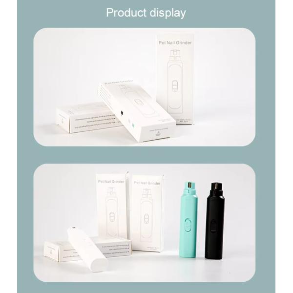 White / Green / Black Pet Cleaning Tools Customized Pet Nail Grinders