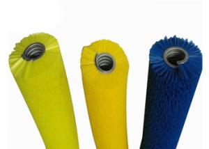 China Soft Nylon Bristle Industrial Cleaning Brushes Solar Panel Roller Brush wholesale