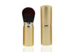 Round Nylon Hair Retractable Makeup Brush For Travel , Facial Foundation Powder