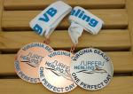 Customized Army Medals And Ribbons , Die Casting Zinc Alloy Karate Medals