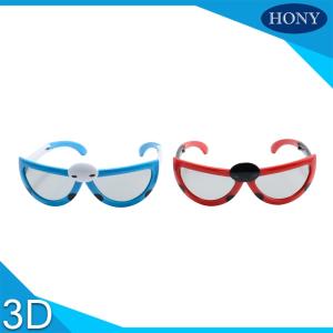 China Kids Folding Model Linear Polarised 3d Glasses With 0.7mm Thicknesss Lens wholesale
