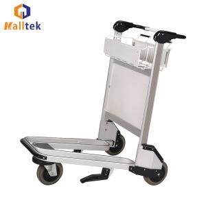 China 3 Wheels Airport Luggage Trolley PVC Handle Aluminum Alloy wholesale