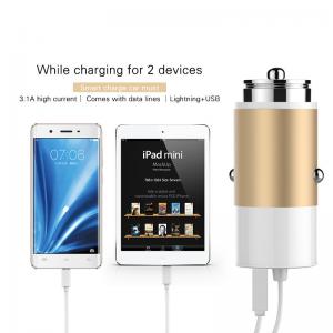 China 5V 3.1A Dual USB Car Charger for iphone charger For ipad 2 3 4 5 For Samsung Galay S4 S5 note USB car charger wholesale