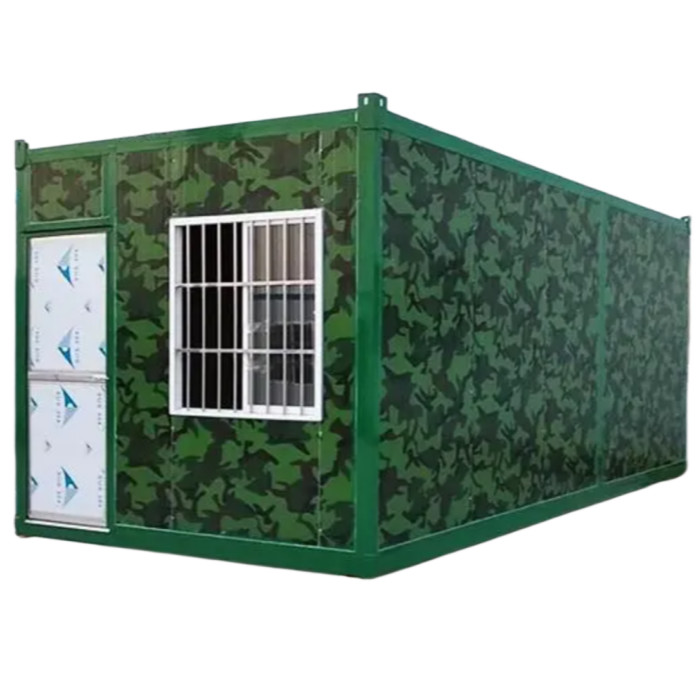 Modular Design Container Barracks Quick Assembly For Military Camp Environmental Friendliness
