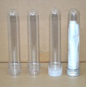 China 45ml Plastic Transparent Test Tubes Wth Caps for Mask cosmetics wholesale