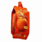 PET Plastic Spout Packaging Bags for Liquid