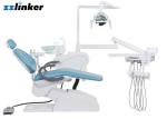 Personal Glass Spittoon Dental Chair With Light LED Sensor Noiseless Curing