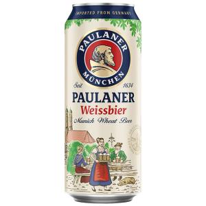 China German Paulaner HD Plated Printing Aluminum Beer Can 16.9oz wholesale