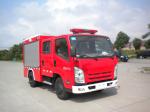 Light Duty Large Space Cab Water Tanker Fire Truck 4x2 Drive With 100W Alarm