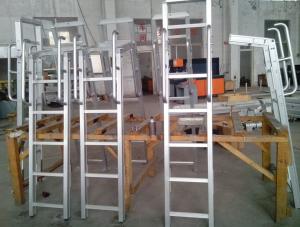 China non-standard Aluminum step ladder, truck ladder,fire engines ladder, waterproof ladder on sale