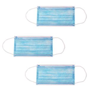 China Blue 3 Ply Medical Meltblown Disposable Surgical Face Mask wholesale
