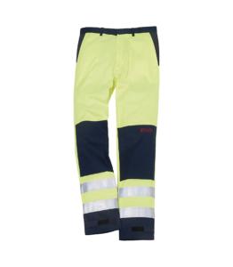 China Anti Static Mens Work Pants With Reflective Stripes , EN11611 Reflective Fr Clothing wholesale