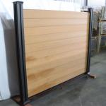 Fireproof Durable Outdoor WPC Fencing Panels Easy To Install Waterproof Sand