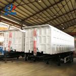 10pcs Leaf Spring Semi-Trailer Rear Dump Tipper Truck Trailer for Dubai