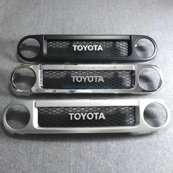 5310160150 Toyota Land Cruise FJ73 Black ABS Front Grille For 2008-2012