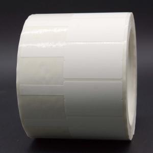 China 35x28-20-8mm,2mil White Matte Water Resistant Synthetic Paper Cable Label wholesale