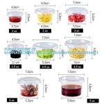 1oz 1.5oz 2oz 3.25oz 4oz 5oz Biodegradable Disposable Food Transparent Sauce