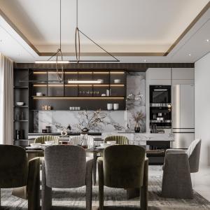 China Automatic Solid Wood Kitchen Cupboards E0 Melamine Kitchen Cabinets Set Furniture wholesale