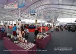 UV Resistant 850g/Sqm Big Exhibition Tent With ABS Solid Wall