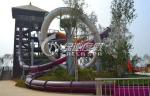 Big Spiral Fiberglass Water Slides for Kids and Adults Aqua park Sport Games 0