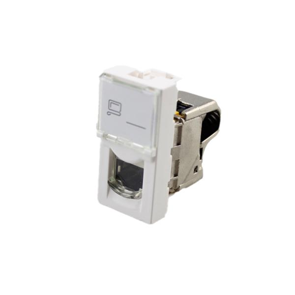 Exact Cables Testing FLUKE RJ45 Modular Jack 180 Degree Toolless Cat6A Keystone Jack