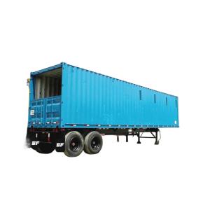 China 2 Axle Payload 40t Cargo Semi Trailer Vehicle Container Mechanical Suspension wholesale