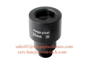 China 1/2&quot; 25mm F1.6 3MP 1080P M12 Mount Fixed Focal Lens for security cameras, 25mm MTV lens wholesale
