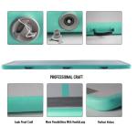Inflatable Gymnastics Tumbling Mat Air Track Floor Mats with Pump Home Use Pink