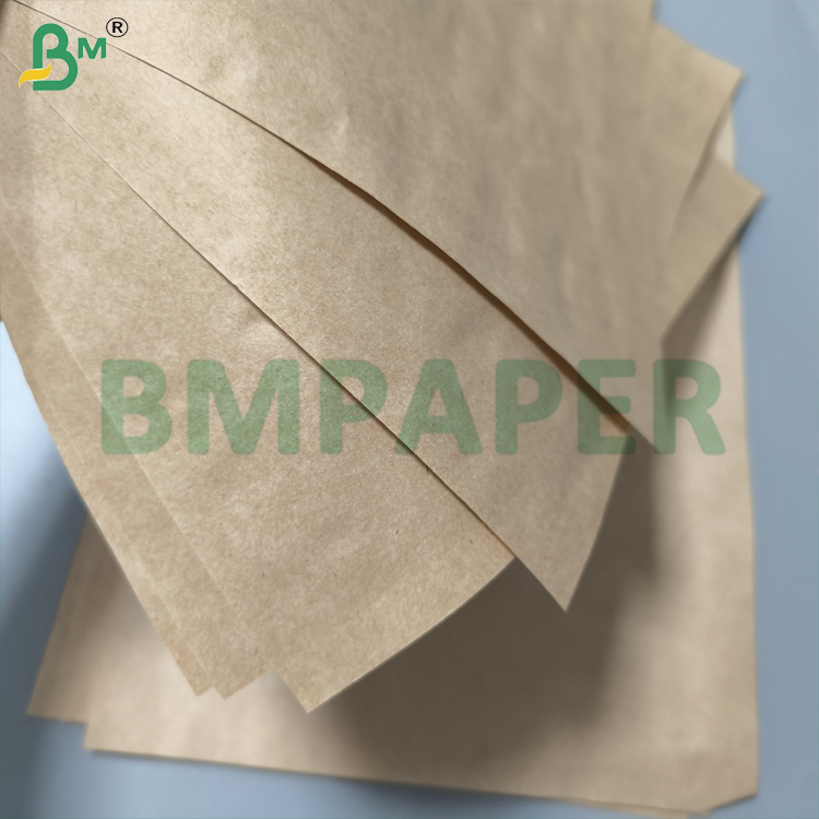 38gsm Pure Greaseproof Paper White & Brown For Sandwich Bags