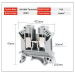 UK10N UK Series DIN Rail Screw Clamp Terminal Blocks Kit