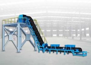 China Horizontal Idler Roller 180M3/H Cleated Belt Conveyor 60 Degree wholesale
